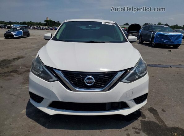 3N1AB7AP5KY263616 2019 NISSAN SENTRA White Widok z przodu