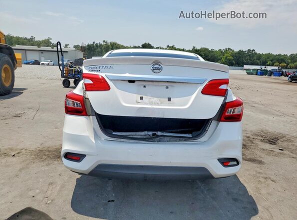 3N1AB7AP5KY263616 2019 NISSAN SENTRA White Widok z tyłu