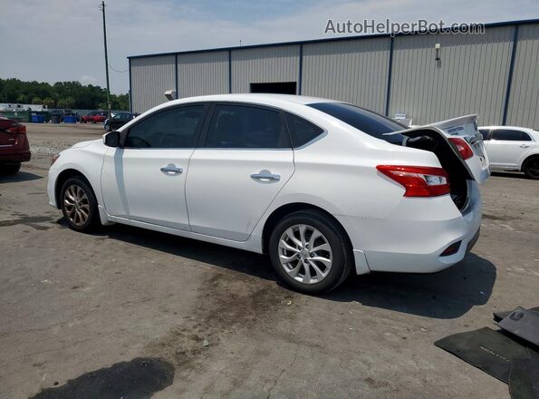 3N1AB7AP5KY263616 2019 NISSAN SENTRA White Tył lewy