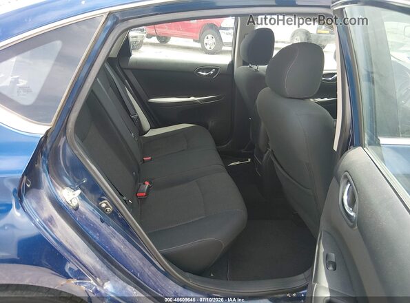 3N1AB7AP5KY264703 2019 NISSAN SENTRA Blue Вид наклейки з VIN-кодом