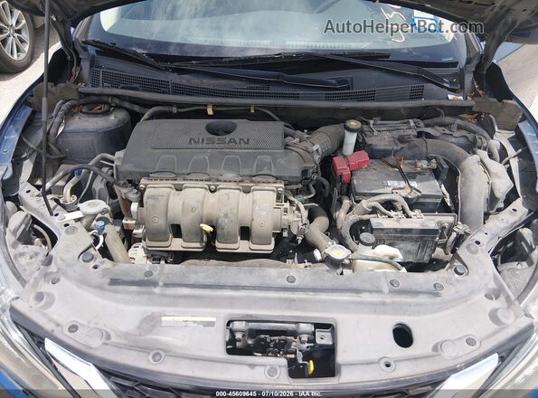 3N1AB7AP5KY264703 2019 NISSAN SENTRA Blue Вид ззаду