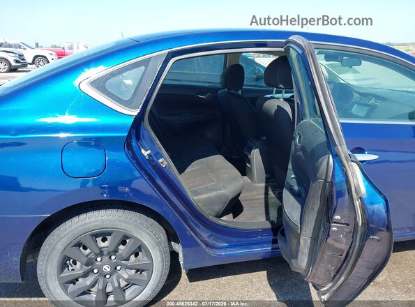 3N1AB7AP5KY267360 2019 NISSAN SENTRA Blue Widok naklejki z numerem VIN