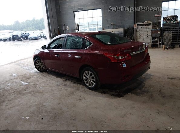 3N1AB7AP5KY275992 2019 NISSAN SENTRA Red Rear left