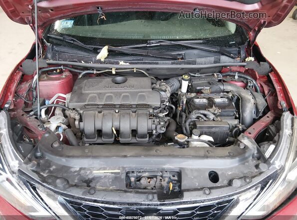 3N1AB7AP5KY275992 2019 NISSAN SENTRA Red Rear view