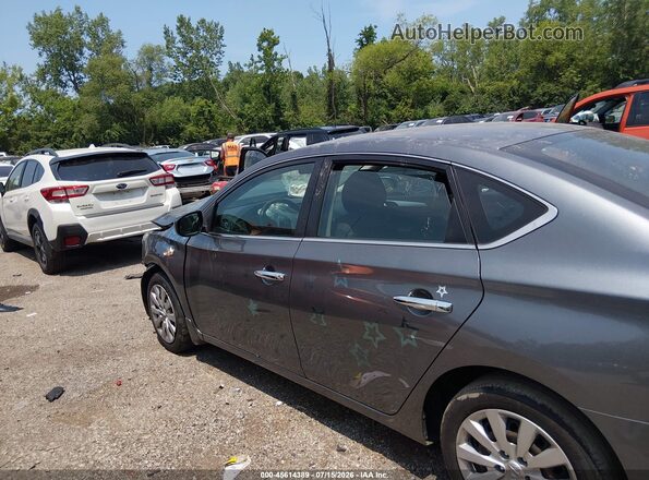 3N1AB7AP5KY278942 2019 NISSAN SENTRA Серый Вид задней части салона