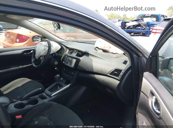 3N1AB7AP5KY278942 2019 NISSAN SENTRA Серый Вид салона спереди