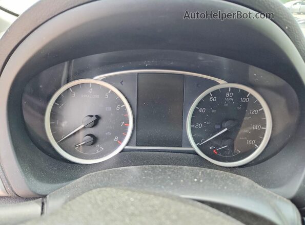 3N1AB7AP5KY287222 2019 NISSAN SENTRA Black ხელსაწყოთა პანელის ხედი