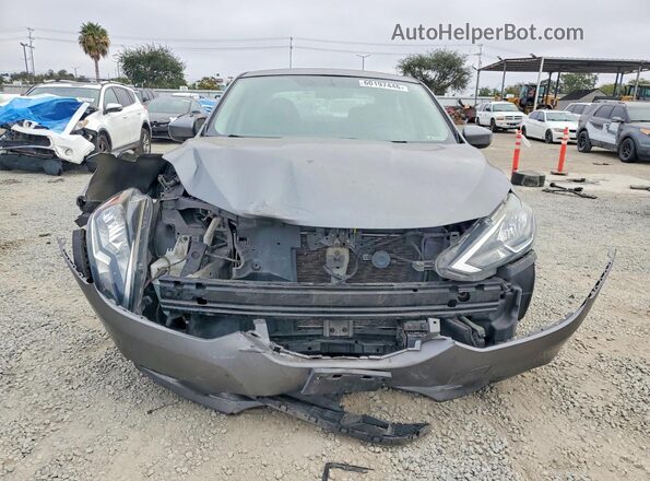 3N1AB7AP5KY292355 2019 NISSAN SENTRA Серый Вид спереди