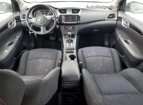 3N1AB7AP5KY292355 2019 NISSAN SENTRA Серый Вид панели приборов