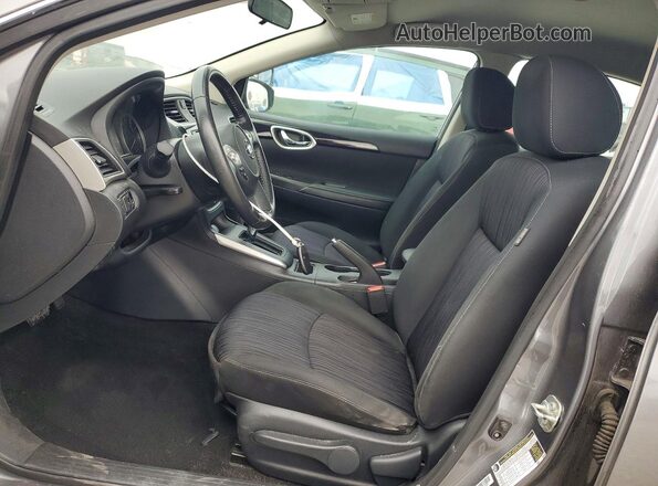 3N1AB7AP5KY292355 2019 NISSAN SENTRA Серый Вид салона спереди