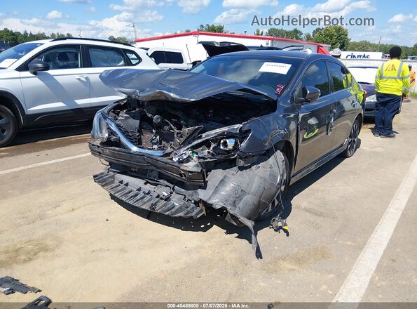 3N1AB7AP5KY301488 2019 NISSAN SENTRA Black წინა ხედი