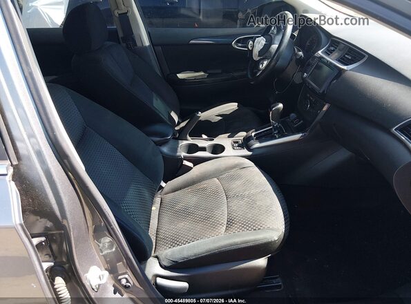 3N1AB7AP5KY301488 2019 NISSAN SENTRA Black წინა სალონის ხედი
