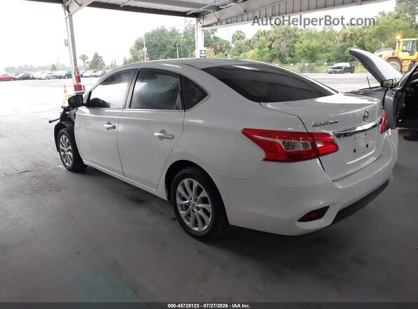 3N1AB7AP5KY313141 2019 NISSAN SENTRA White Rear left