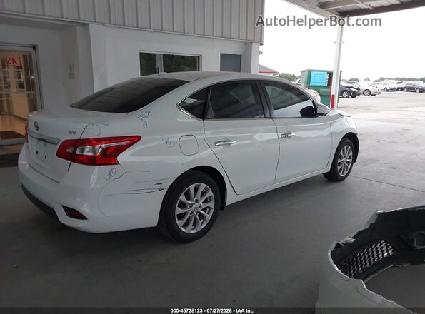 3N1AB7AP5KY313141 2019 NISSAN SENTRA White Rear right