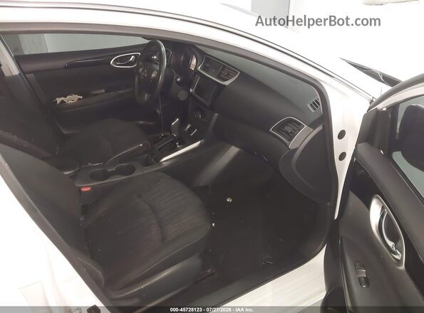 3N1AB7AP5KY313141 2019 NISSAN SENTRA White Front interior view