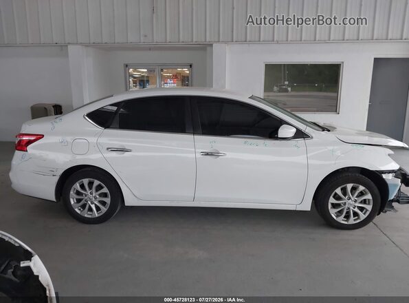 3N1AB7AP5KY313141 2019 NISSAN SENTRA White 360 interior view