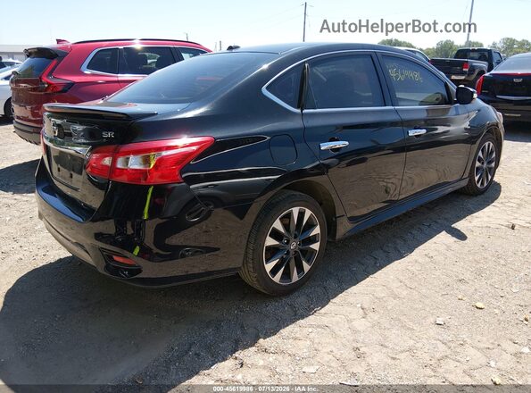3N1AB7AP5KY313236 2019 NISSAN SENTRA Black Trasero derecho