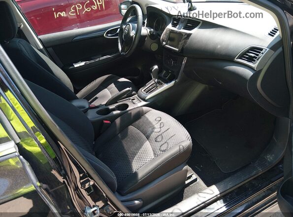 3N1AB7AP5KY313236 2019 NISSAN SENTRA Black Vista interior delantera