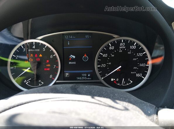 3N1AB7AP5KY313236 2019 NISSAN SENTRA Black Vista de los asientos traseros