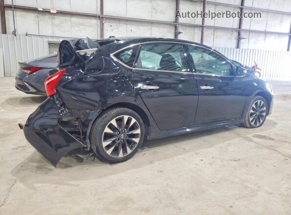 3N1AB7AP5KY314001 2019 NISSAN SENTRA Black Tył prawy