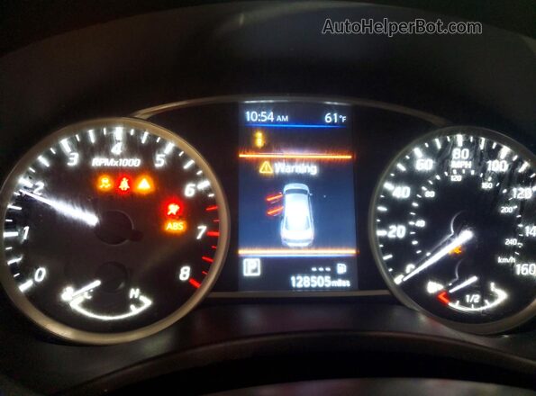 3N1AB7AP5KY314001 2019 NISSAN SENTRA Black Widok zestawu wskaźników