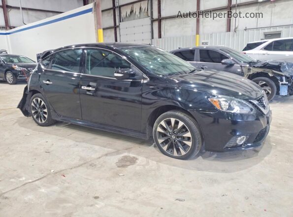 3N1AB7AP5KY314001 2019 NISSAN SENTRA Black Przód prawy