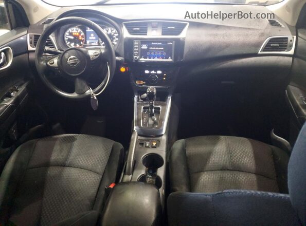 3N1AB7AP5KY314001 2019 NISSAN SENTRA Black Widok deski rozdzielczej