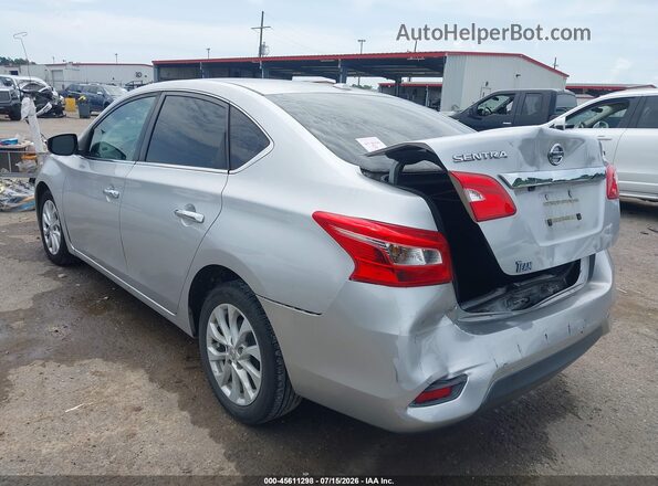 3N1AB7AP5KY320168 2019 NISSAN SENTRA Silver Rear left