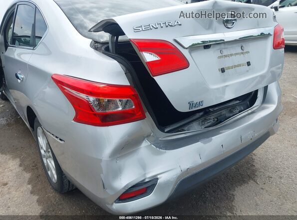 3N1AB7AP5KY320168 2019 NISSAN SENTRA Silver Front view