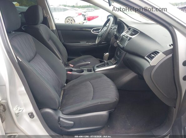 3N1AB7AP5KY320168 2019 NISSAN SENTRA Silver Front interior view