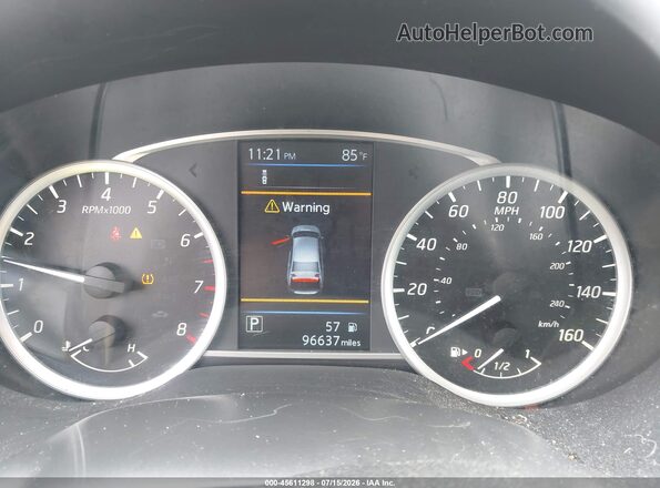 3N1AB7AP5KY320168 2019 NISSAN SENTRA Silver Rear seats view
