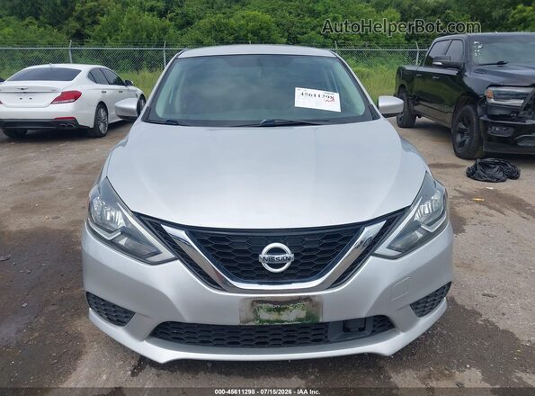 3N1AB7AP5KY320168 2019 NISSAN SENTRA Silver Instrument cluster view
