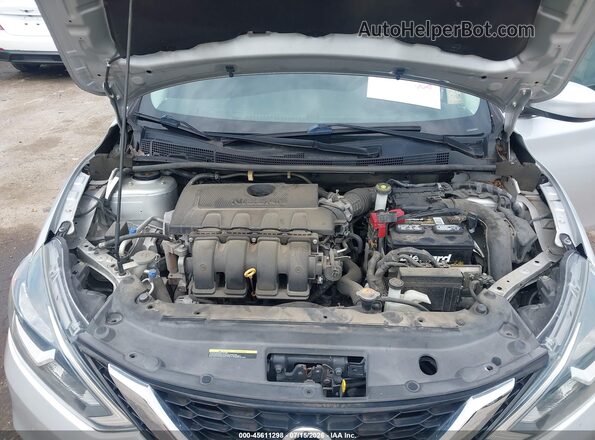 3N1AB7AP5KY320168 2019 NISSAN SENTRA Silver Rear view
