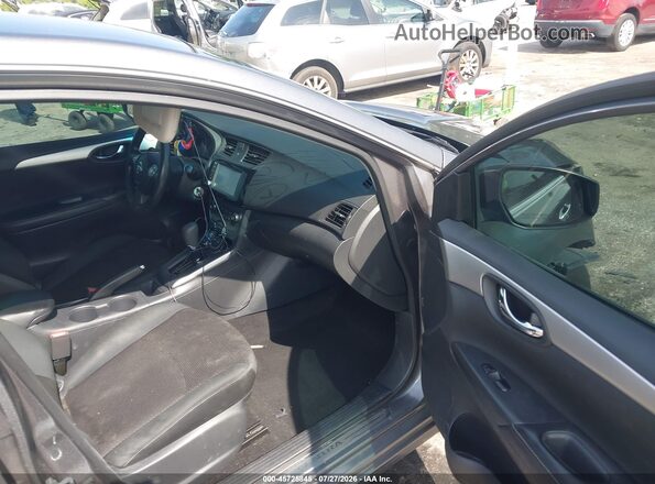3N1AB7AP5KY324558 2019 NISSAN SENTRA Серый Вид салона спереди