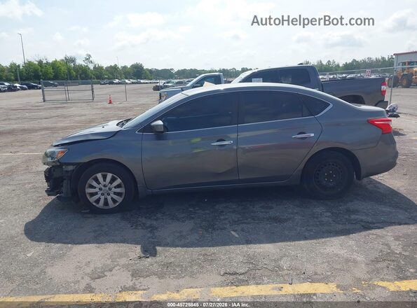 3N1AB7AP5KY324558 2019 NISSAN SENTRA Серый Панорамный вид салона 360°