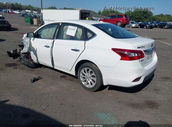 3N1AB7AP5KY332692 2019 NISSAN SENTRA White Հետևի ձախ