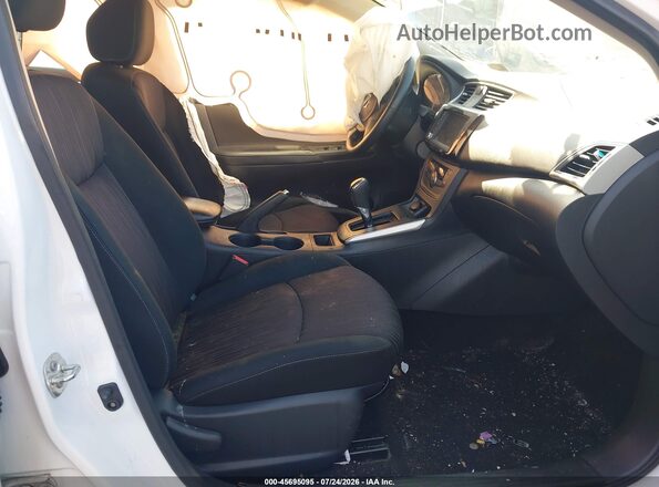 3N1AB7AP5KY332692 2019 NISSAN SENTRA White Սալոնի դիմացի տեսք