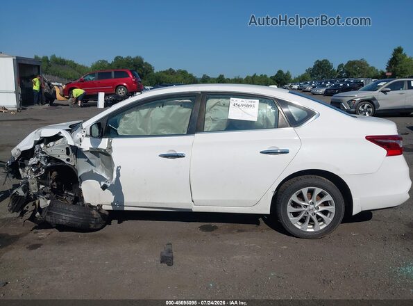 3N1AB7AP5KY332692 2019 NISSAN SENTRA White Սալոնի 360 աստիճան տեսք