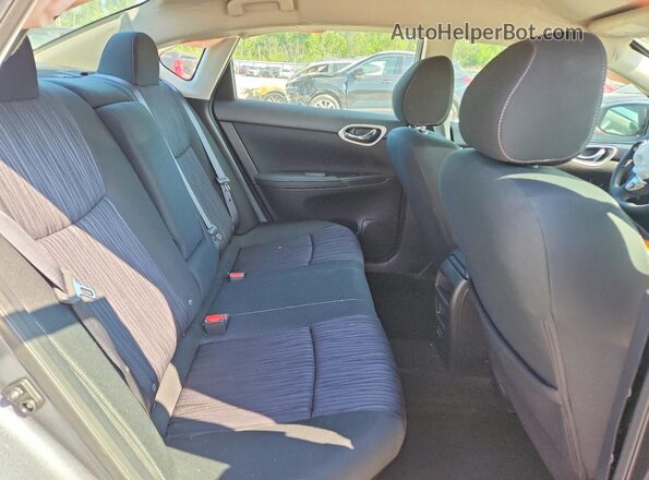 3N1AB7AP5KY335754 2019 NISSAN SENTRA Gray Widok tylnych siedzeń