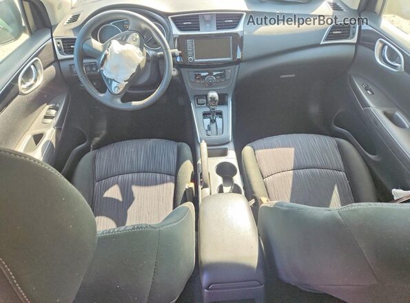 3N1AB7AP5KY335754 2019 NISSAN SENTRA Gray Widok deski rozdzielczej