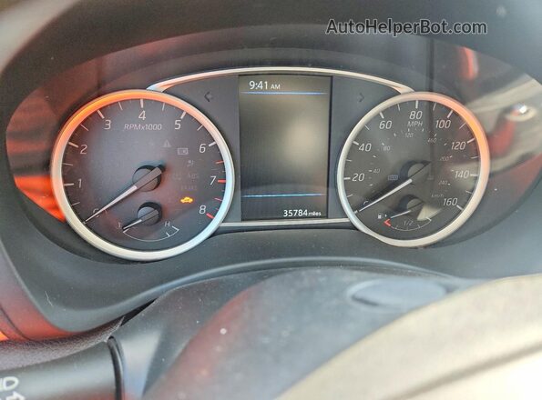 3N1AB7AP5KY335754 2019 NISSAN SENTRA Gray Widok zestawu wskaźników