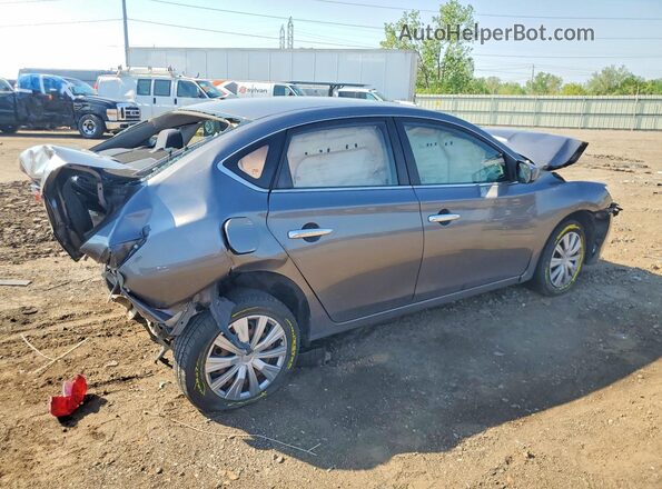 3N1AB7AP5KY351257 2019 NISSAN SENTRA Gray Հետևի աջ