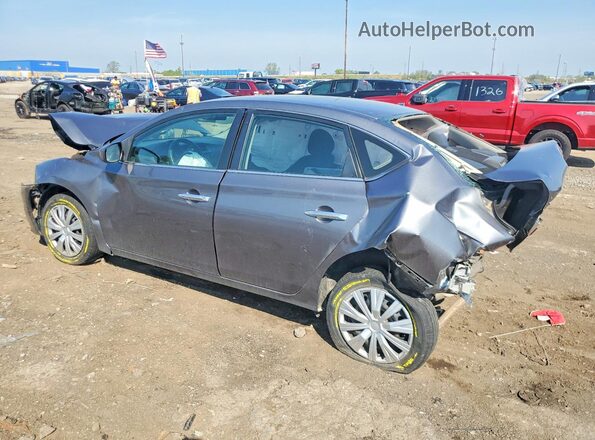 3N1AB7AP5KY351257 2019 NISSAN SENTRA Gray Հետևի ձախ
