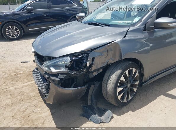 3N1AB7AP5KY365658 2019 NISSAN SENTRA Gray Вид спереду