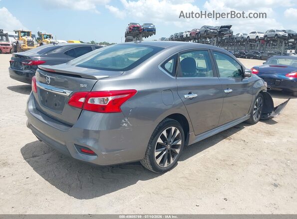 3N1AB7AP5KY365658 2019 NISSAN SENTRA Gray Задня права чверть