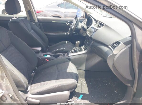 3N1AB7AP5KY365658 2019 NISSAN SENTRA Gray Вид салону спереду