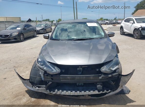 3N1AB7AP5KY365658 2019 NISSAN SENTRA Gray Вид щитка приладів