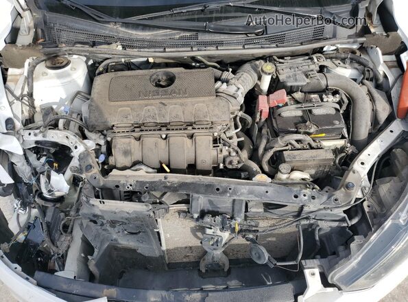 3N1AB7AP5KY370505 2019 NISSAN SENTRA Белый Вид задней части салона