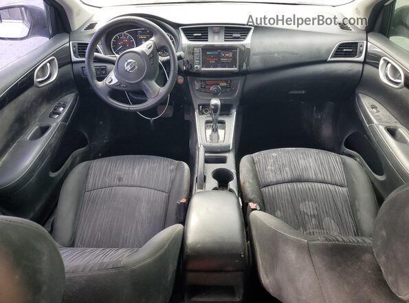 3N1AB7AP5KY370505 2019 NISSAN SENTRA Белый Вид панели приборов