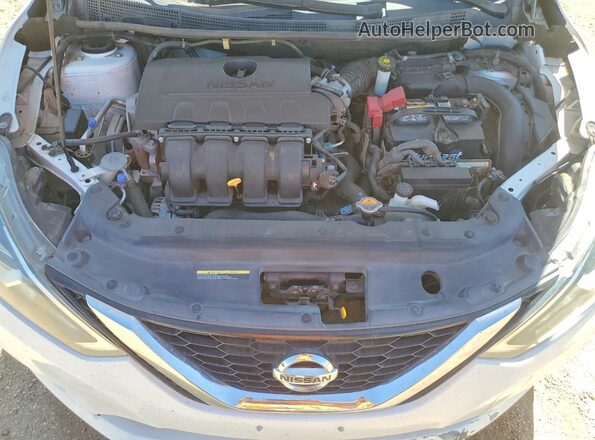 3N1AB7AP5KY374988 2019 NISSAN SENTRA White Vista interior trasera